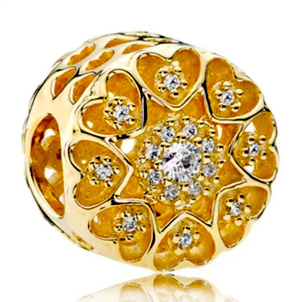 New Gold/925 Charm fit Original Pandora Bracelet